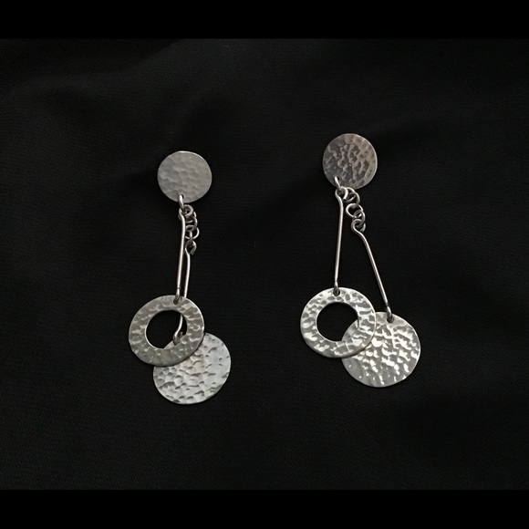 Sterling silver dangly earrings - Picture 1 of 1